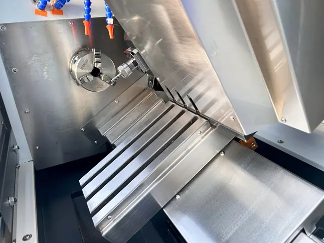 Small turning-milling compound machine